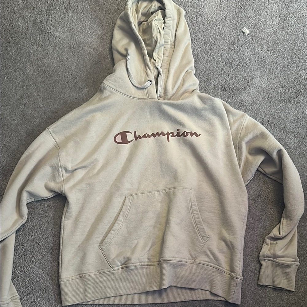 Champion Beige Hoodie